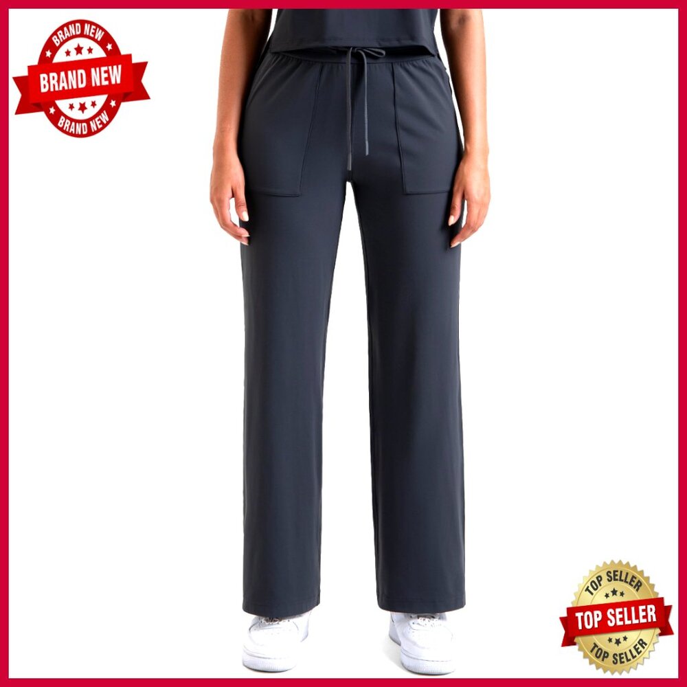 High Waisted Wide Leg Lounge Pants With Pockets Dreamlux Fabric